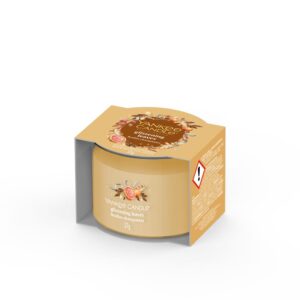 Alternative view of Glistening Leaves Signature Filled Votive