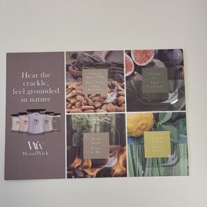 Woodwick Scentcards Relaunch 2026 A5