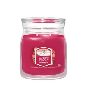 Santa on Skis Signature Medium Jar