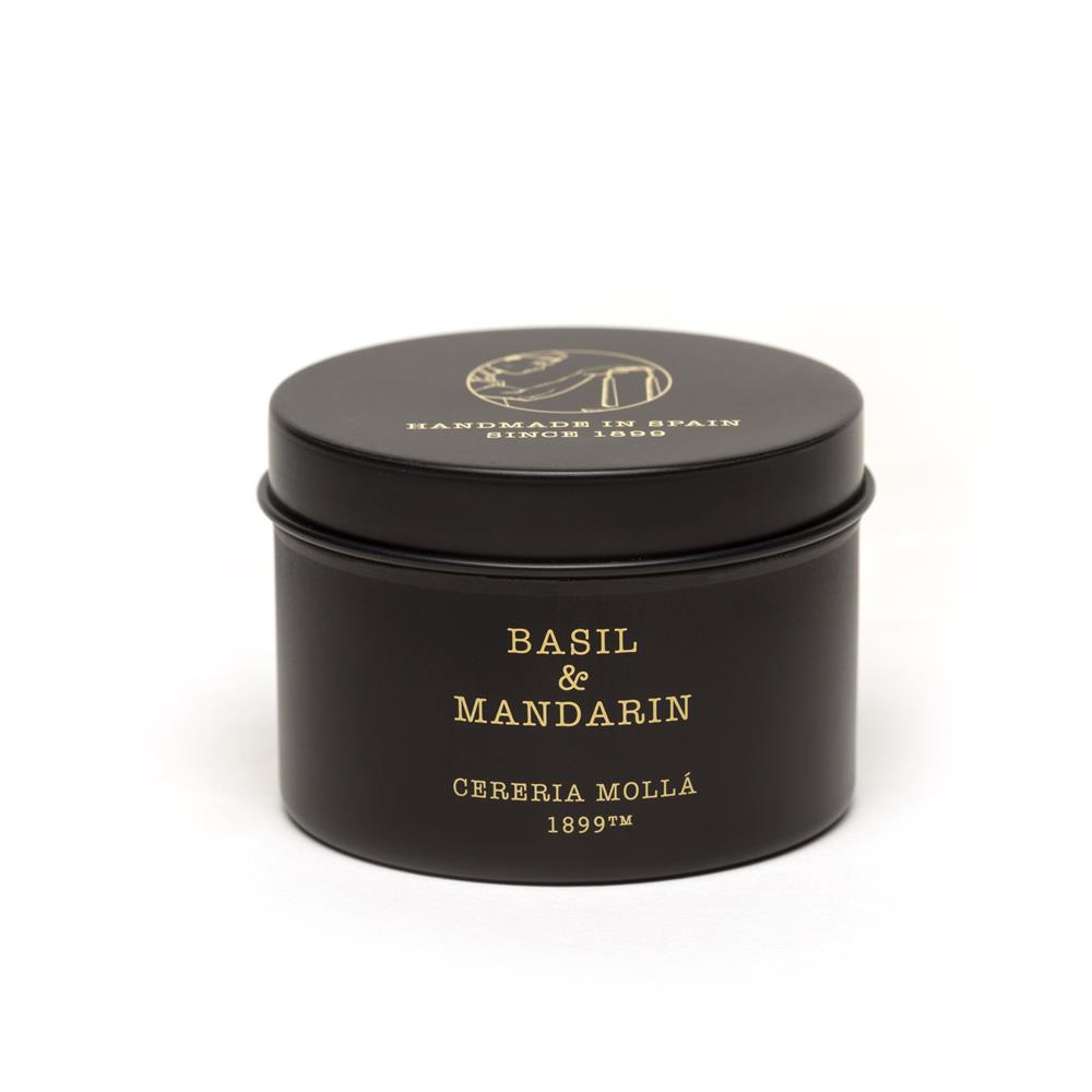 Basil & Mandarin Travel Tin Candle 90g