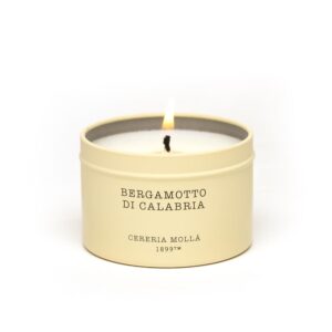 Bergamotto di Calabria Travel Tin Candle 90g