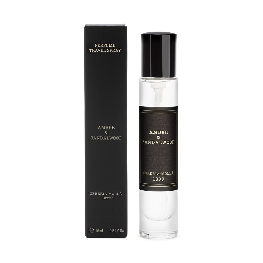 Amber & Sandalwood Premium Body Mist Travel Spray 15ml