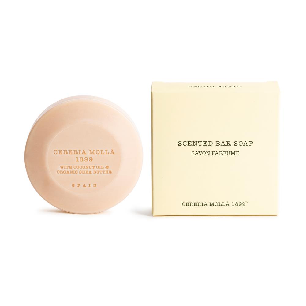 Velvet Wood Scented Solid Soap Bar 100gr