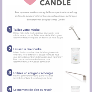 Love your Candle Francais Burning Tips Francais