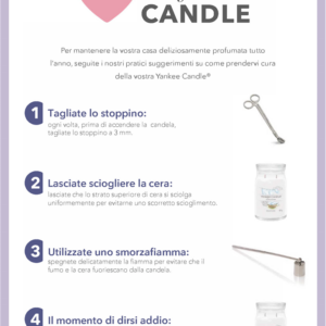 Love your Candle Italiano Burning Tips Italiano